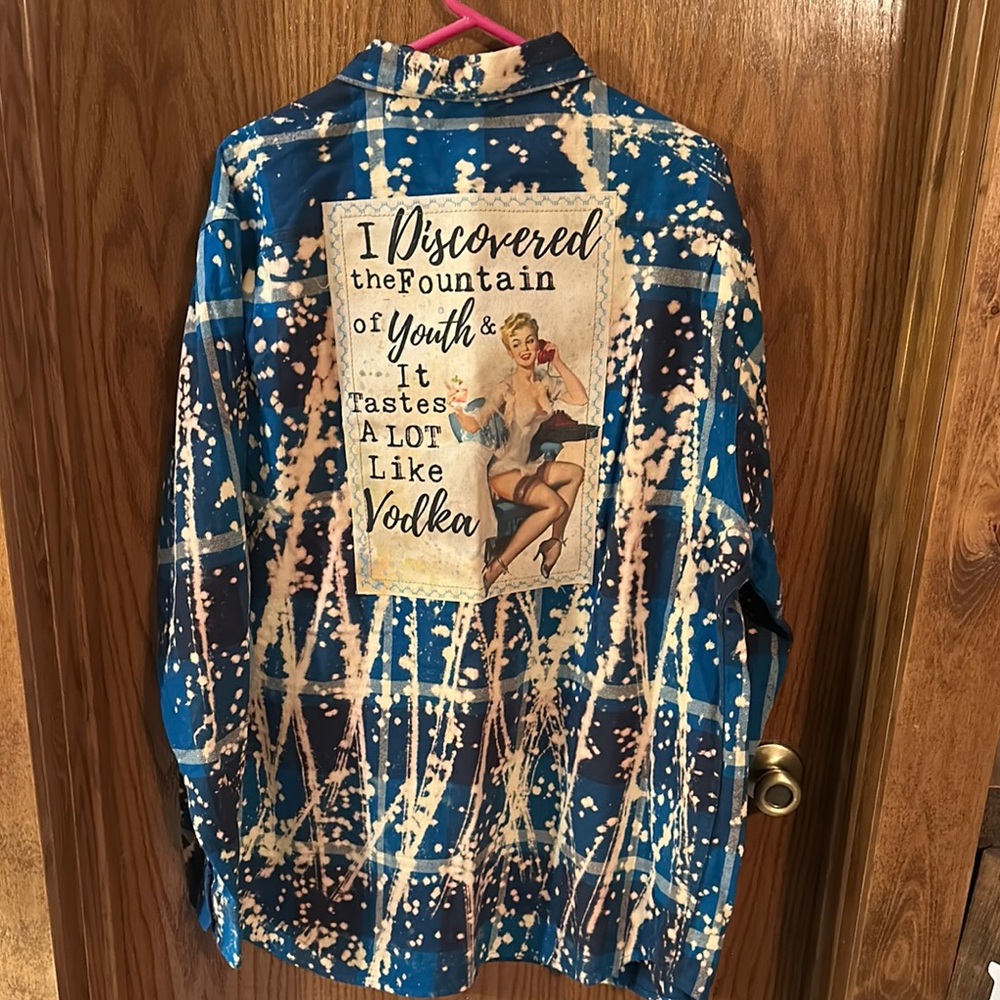 Blue Graphic Men's Shirt